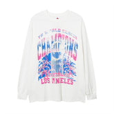 Men Long Sleeve T Shirt Personalized Printed Hip Hop